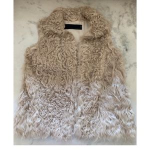 Faux Fur vest.